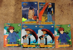 Topps SET! Pokemon TV Animation Edition Series Holo Foil TV1 Ash Ketchum + More! - Image 1