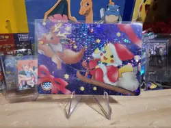1999 Vintage Pocket Monsters Vending Prism - Santa Pikachu Reindeer Eevee #355 - Image 4