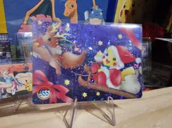 1999 Vintage Pocket Monsters Vending Prism - Santa Pikachu Reindeer Eevee #355 - Image 5