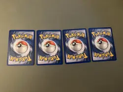 Pokemon TCG Lot Of 4 Lotad 63/107 Non Holo Common 2005 Vintage Near Mint - Image 2
