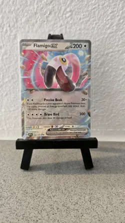 Flamigo ex - 160/191 Pokemon TCG Surging Sparks Double Rare - Image 3