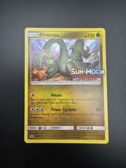 Drampa Pokemon TCG Sun And Moon Guardians Rising Prerelease Promo SM21 - Image 1