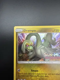 Drampa Pokemon TCG Sun And Moon Guardians Rising Prerelease Promo SM21 - Image 2