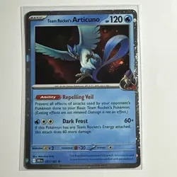 Team Rocket’s Articuno 051/182 (Cosmos) Holo Destined Rivals DRI Pokemon TCG NM - Image 1