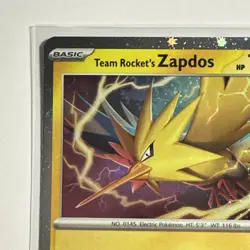 Team Rocket’s Zapdos 070/182 (Cosmos) Holo Destined Rivals DRI Pokemon TCG NM - Image 3