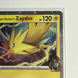 Team Rocket’s Zapdos 070/182 (Cosmos) Holo Destined Rivals DRI Pokemon TCG NM - Image 4