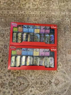 Pokemon Prismatic Evolutions 8 Pack Mini Tins (Costco) X2 - Image 1