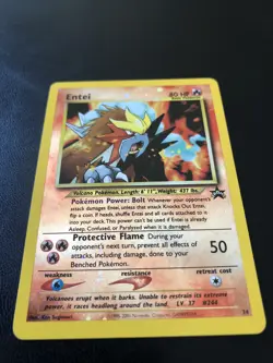 Pokemon TCG Entei Wizards Black Star Promos 34 Holo Promo - Image 1