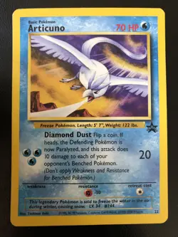 Pokemon TCG Articuno Wizards Black Star Promos 22 Regular Promo - Image 1