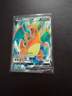 Charizard V - 153/172 - Full Art Ultra Rare Pokemon SS09 Brilliant Stars M/NM - Image 1