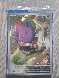 N's Zorua - 189 (Pokemon Center Exclusive) 189 Sv: Scarlet & Violet Promo SEALED - Image 1