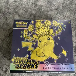 Pokemon TCG Surging Sparks Pokemon Center ETB Elite Trainer Box New & Sealed ? - Image 1