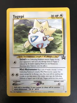 Pokemon TCG Togepi Wizards Black Star Promos 30 Regular Promo - Image 1