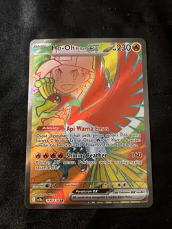 Pokemon Ethan’s Ho-Oh Ex 209/182 Secret Rare Scarlet Violet Destined Rivals NM - Image 1