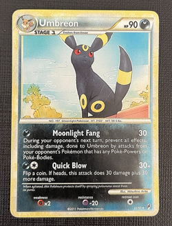 Umbreon #22/95 Call of Legends Pokemon Reverse Holo Rare LP English 2011 - Image 1