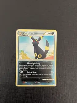 Umbreon #22/95 Call of Legends Pokemon Reverse Holo Rare LP English 2011 - Image 2