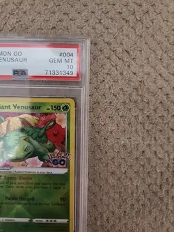 2022 POKEMON GO #004 RADIANT VENUSAUR PSA 10 - Image 2