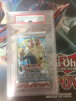 Yugioh PSA 10 1st Edition Legend Of The Blue-eyes White Dragon Booster Pack LOB - Image 1
