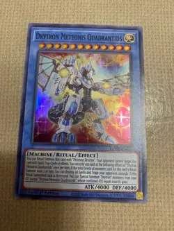 Yu-Gi-Oh! drytron meteonis quadrantids mint super rare 1st ed GEIM-EN030 - Image 1