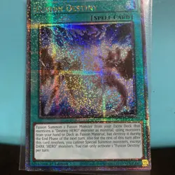 ** FUSION DESTINY ** 1ST EDITION QUARTER CENTURY SECRET RARE RA03-EN270 YUGIOH! - Image 1