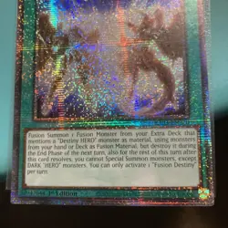 ** FUSION DESTINY ** 1ST EDITION QUARTER CENTURY SECRET RARE RA03-EN270 YUGIOH! - Image 3