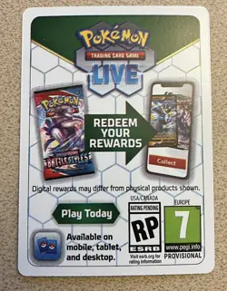 5x Pokemon Trading Card Game Online Codes Pokemon TCG Live Online Code Cards - Image 2