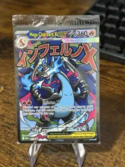 Mega Charizard Ex Promo 023 Pokemon Card Mega Evolution Sealed English - Image 4