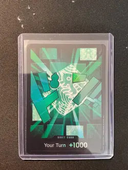 Don!! Card Lim Green Foil One Piece The Best Volume 2 NM Pack Fresh - Image 1