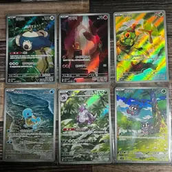 Pokemon TCG 151 Art Rare Card Lot KOREAN NEAR MINT 6 Cards FRESH PULL AS IS - Image 1
