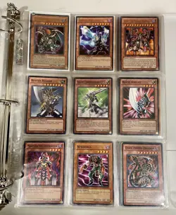 Yugioh Vintage 19 Foil Card Binder Lot Dark Magician Blue-Eyes White Dragon LOB - Image 3