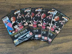 One Piece Card Game CCG-Emperors In The New World Lot Of 5 Blister Packs-New - Image 1