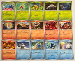 2025 Pokemon TCG Mega Evolution 57 Card Lot No Duplicates Latios Shuckle Sobble - Image 1