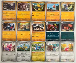 2025 Pokemon TCG Mega Evolution 57 Card Lot No Duplicates Latios Shuckle Sobble - Image 3