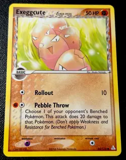 Exeggcute Delta Species 65/110 NM Non Holo Holon Phantoms Pokemon Card! - Image 1