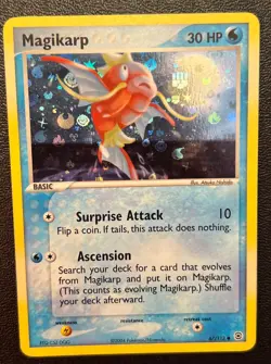 Magikarp 67/112 LP Reverse Energy Holo Fire Red Leaf Green Pokemon Card! - Image 1