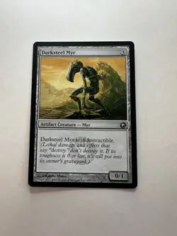 Darksteel Myr LP Scars of Mirrodin Magic The Gathering Mtg Lightly Played - Image 1