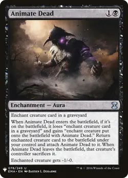 MTG-Animate Dead (PLST) The List - Near mint -EN- Regular - Image 1
