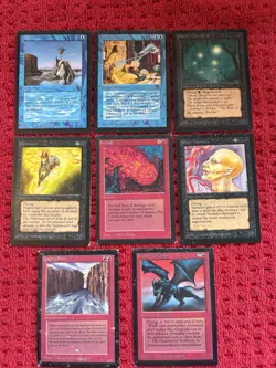 MTG Lot Of 8 collectors edition Lot Raging River, Fireball, More - Image 1