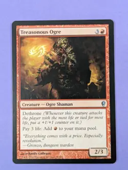 MTG Magic The Gathering: Conspiracy: Treasonous Ogre #36/210 Uncommon - NM - Image 1