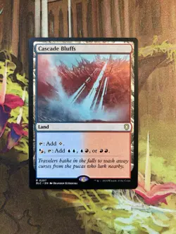 Cascade Bluffs Bloomburrow - MTG NM - Image 1