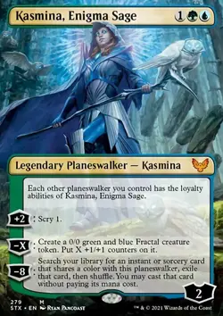 MTG Kasmina, Enigma Sage (279/423) Strixhaven School of Mages LP - Image 1