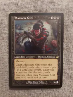 Massacre Girl - Foil - Retro Frame NM, English MTG Ravnica Remastered - Image 1