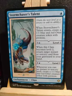 Stormchaser's Talent - Bloomburrow - Rare - NM (see pics) MTG - Image 1