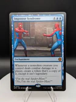 Impostor Syndrome Mythic Regular: Spider-Man MTG (NM) - Image 1