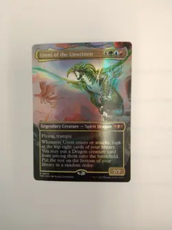Ureni of the Unwritten (Borderless) Commander: Tarkir: Dragonstorm Foil - Image 1