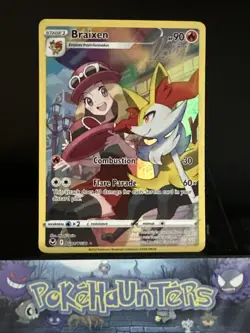 Pokemon Card Braixen TG01/TG30 Trainer Gallery Rare Silver Tempest NM - Image 1