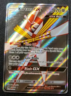 Kartana GX (Full Art) Ultra Rare SM Crimson Invasion 106/111 NM Pokemon Tcg Card - Image 1