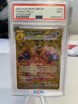 Pokemon Obsidian Flames Charizard Ex 228/197 Hyper Rare PSA 9 ?? - Image 1