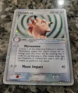 Pokemon TCG Clefable EX 106/112 - Fire Red & Leaf Green - Reverse Holo 2004 - Image 4