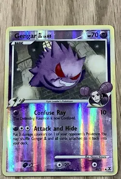 Gengar GL 40/111 Reverse Holo Rising Rivals Pokemon TCG - MP - Image 1
